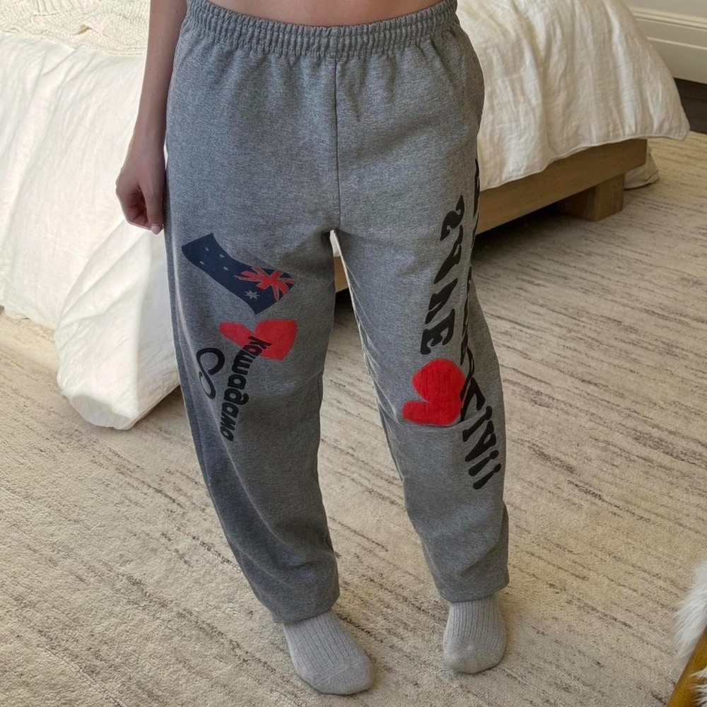 Grey Karmagawa 'Save Australia' Sweatpants